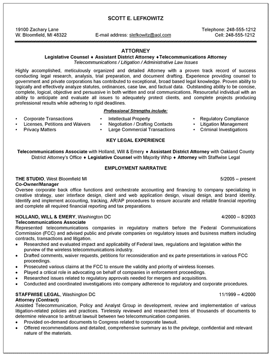 Buy resume for writing lawyers