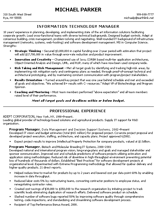 resume example technical3