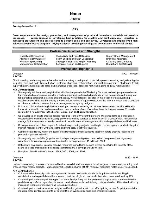 sales project manager resume