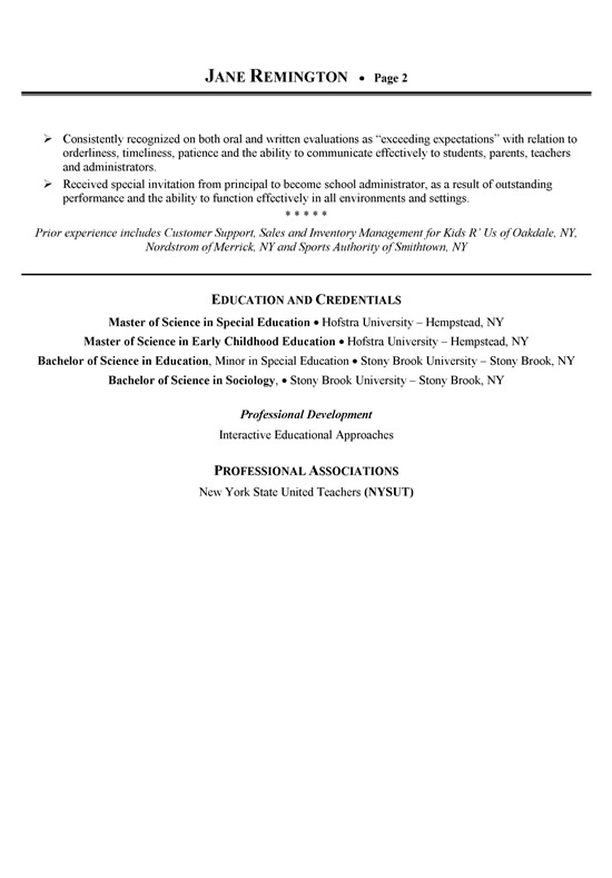 Manager Career Change Resume Example