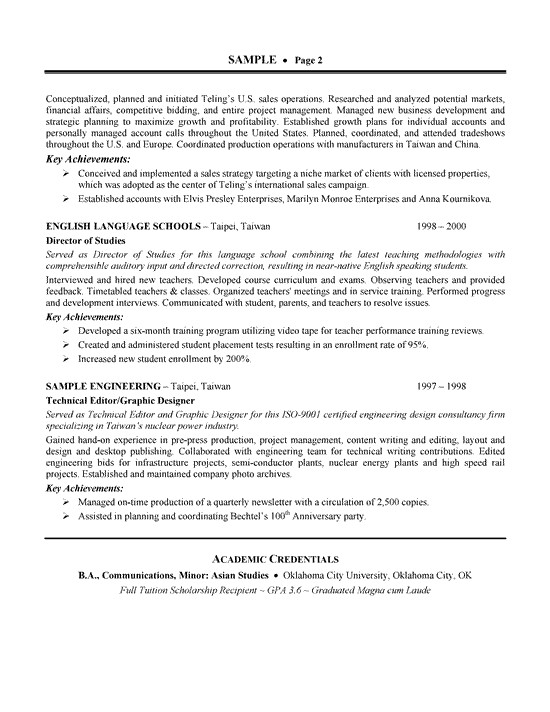 Procurement Product Manufacturing Resume Example