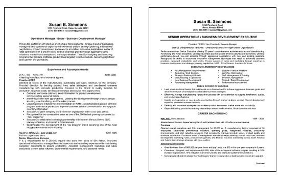 Chief Operations Officer COO Resume Example