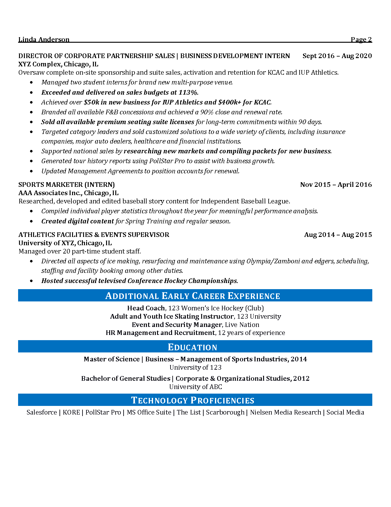 00010 corporate sales resume example Page 2