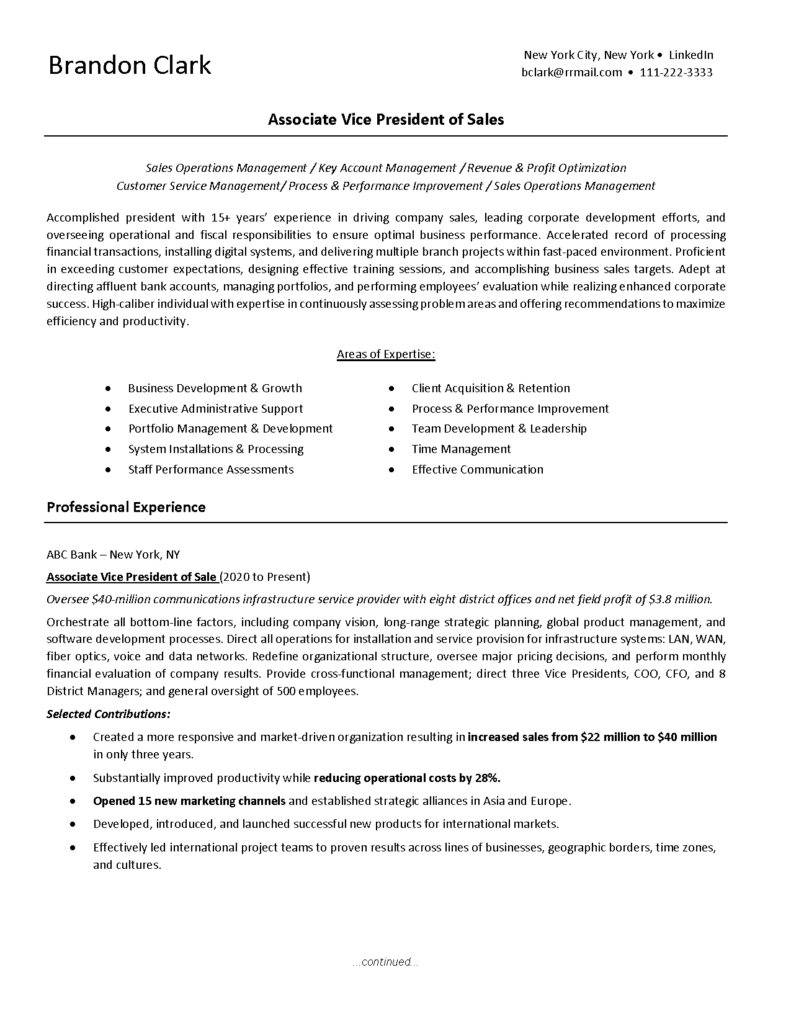 IT Sales Cover Letter Example - Technology Professional