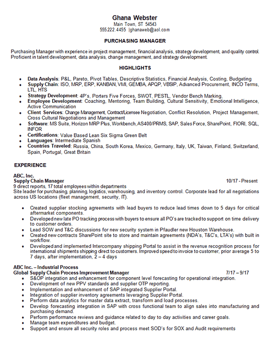 148 purchasing manager resume1