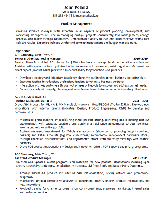 152 product manager resume1 1