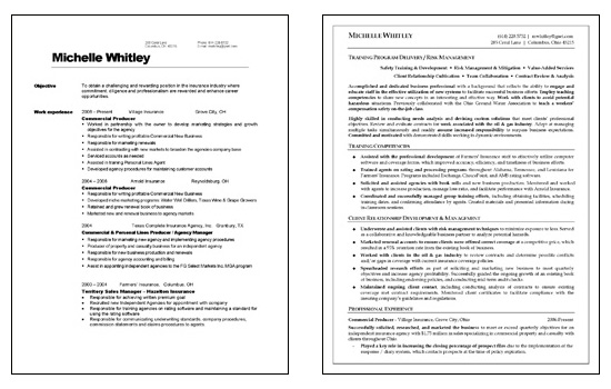 corporate trainer before after resume