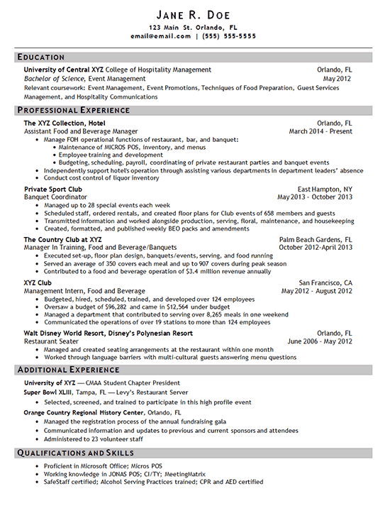 70+ Frightening Hotel Manager Resume