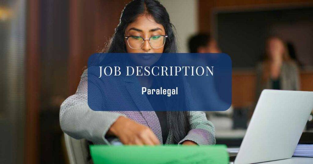 Paralegal Job Description