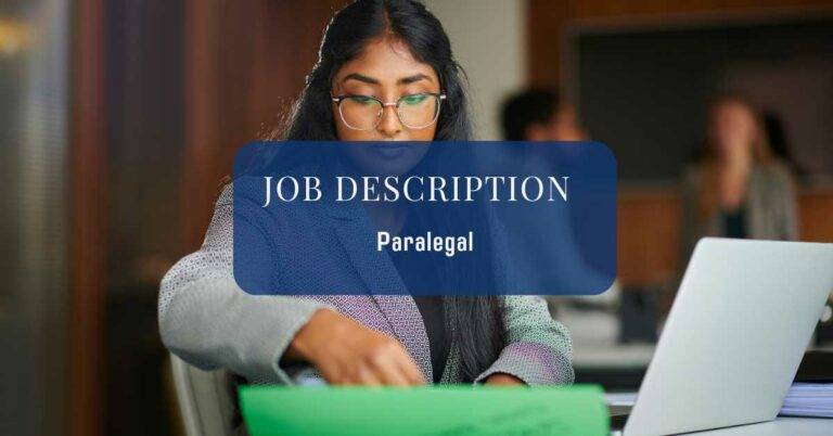 Paralegal Job Description