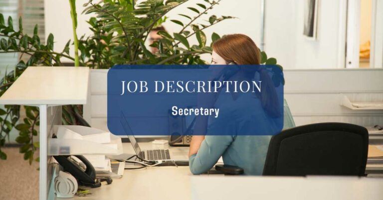 Secretary Job Description