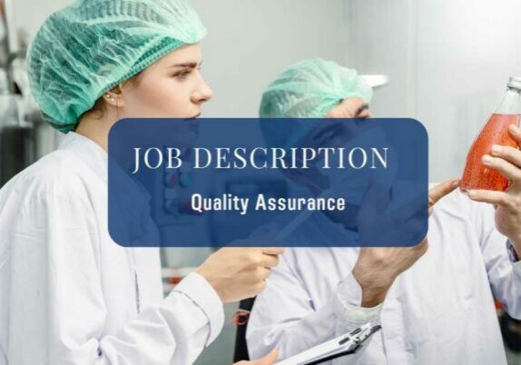 Quality Assurance Job Description