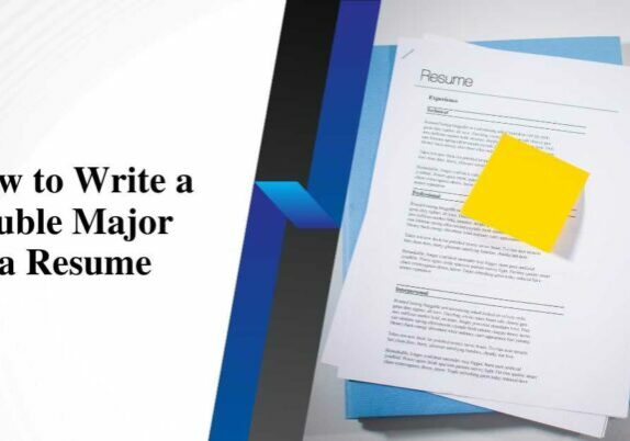 how to write a double major on a resume