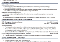 resume09 medical student 1