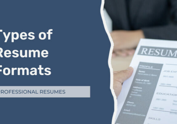 types of resume formats