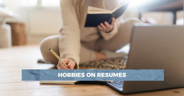 hobbies on resume writing