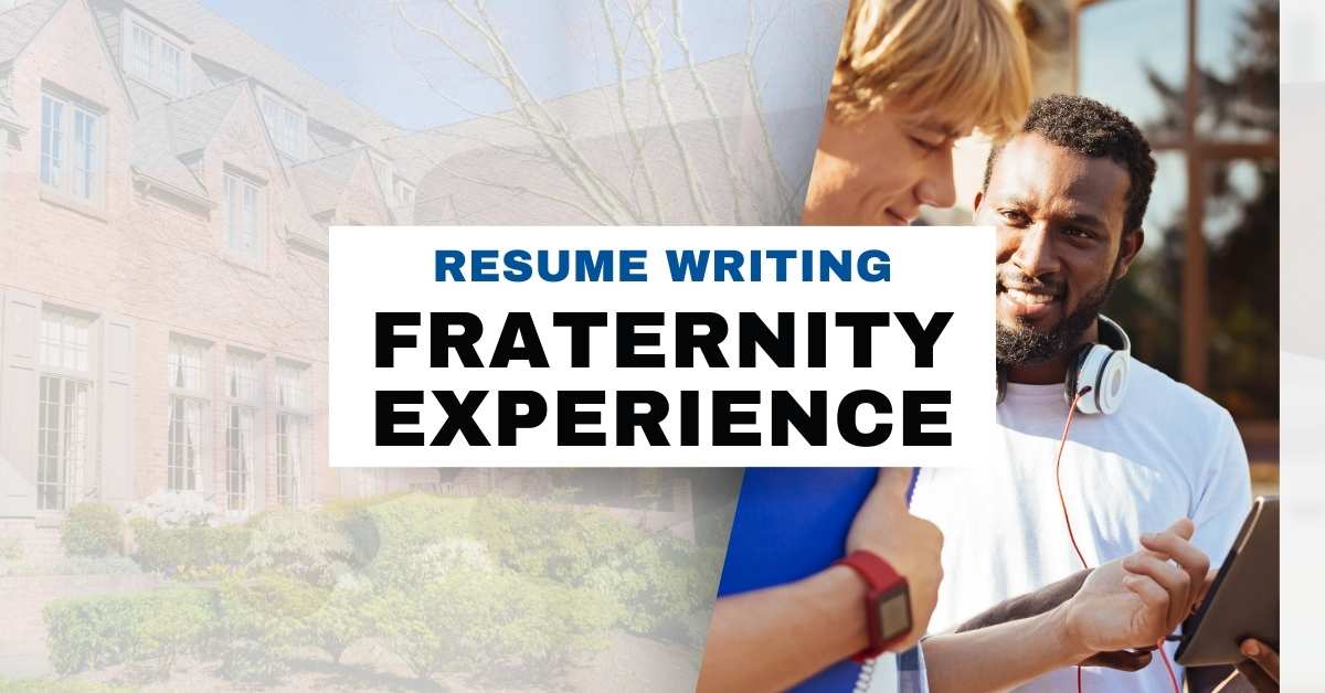 how to put fraternity on a resume