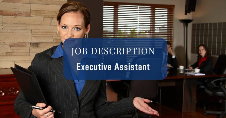 executive assistant job description