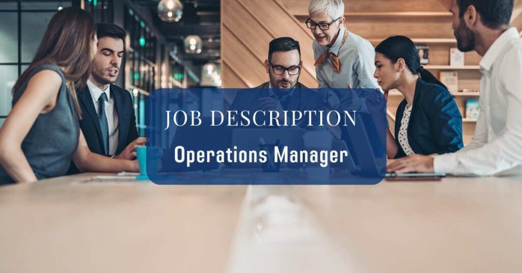 job operations manager 1