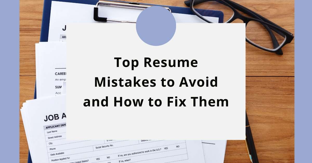 mistakes to avoid resume