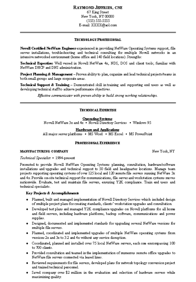 resume example engineer2a