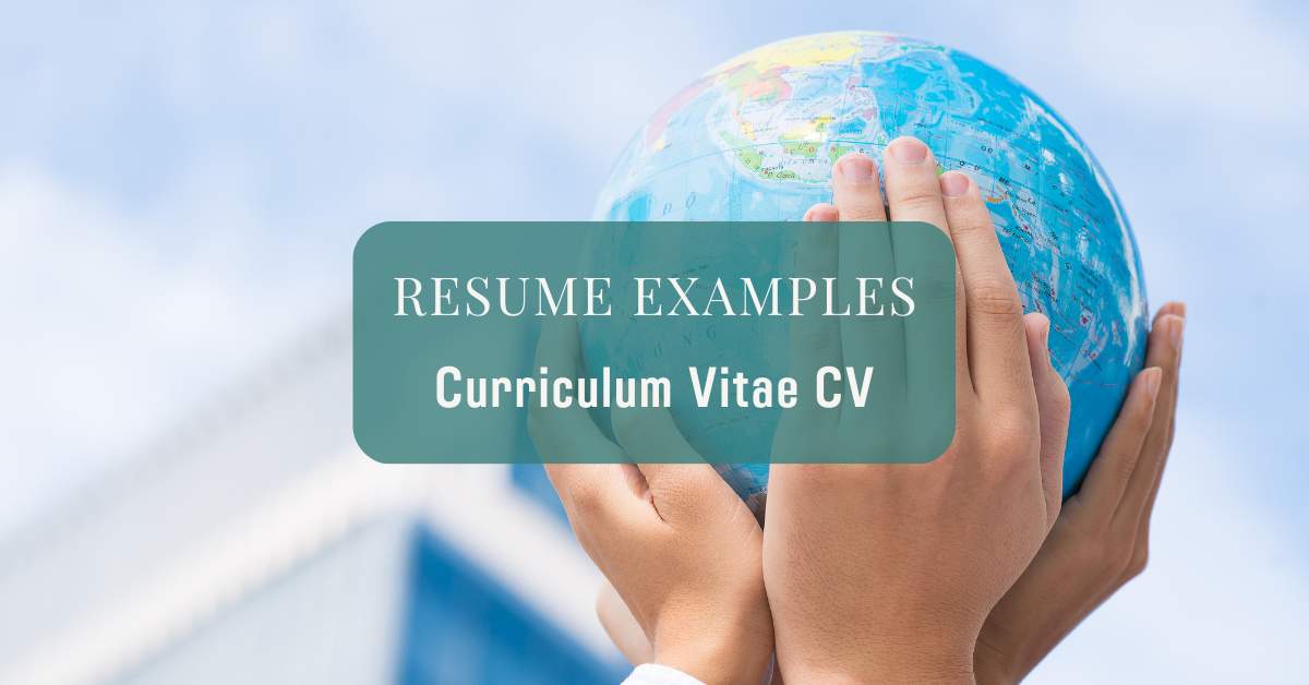 resume examples cv