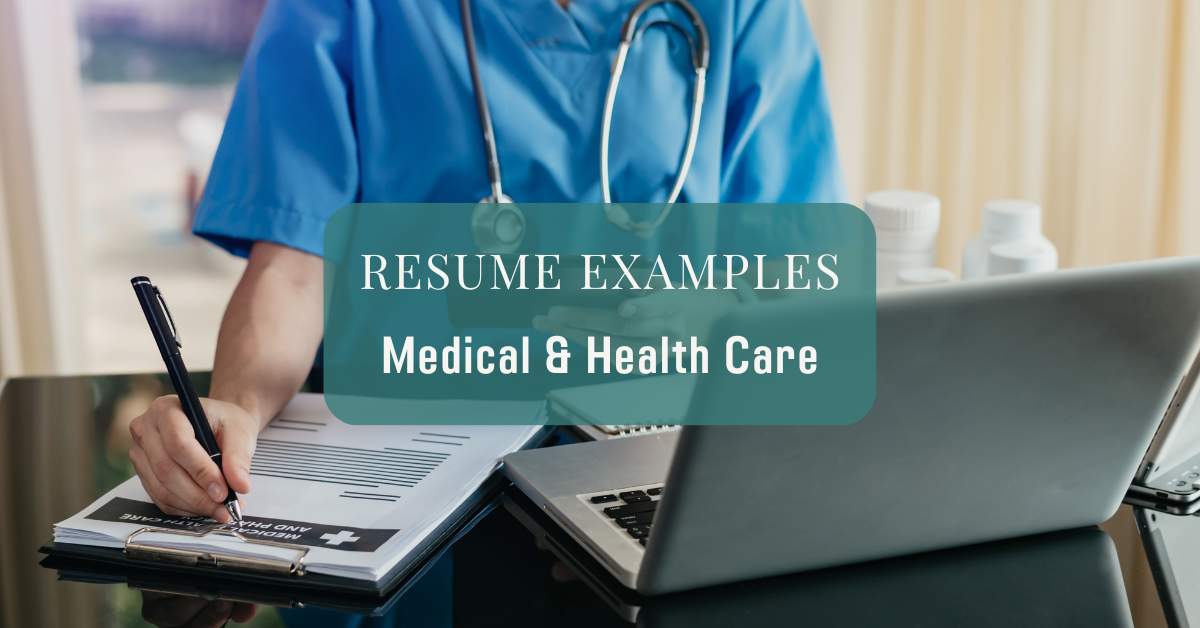 resume examples medical