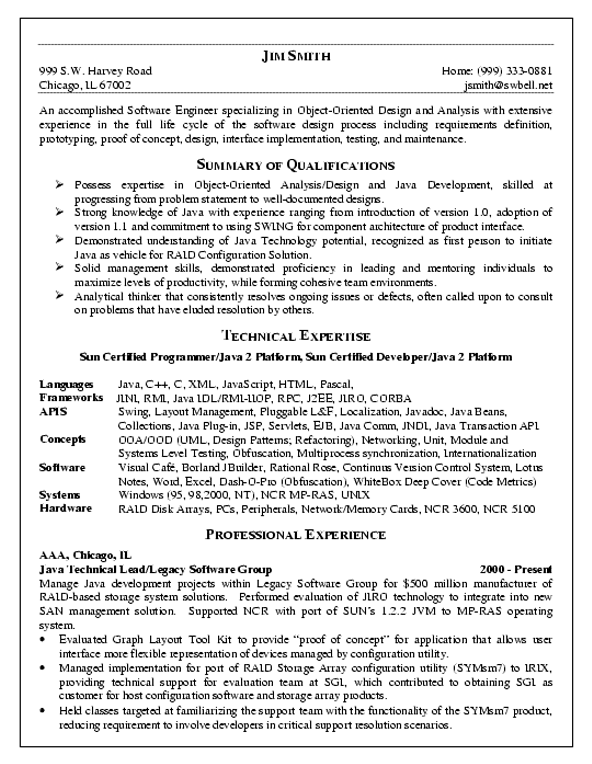 resume technical software1a